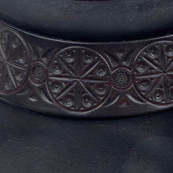 Dansko Saundra Black Embossed Leather Comfort Slip On Mules Women's 40/9.5-10 - Picture 9 of 9